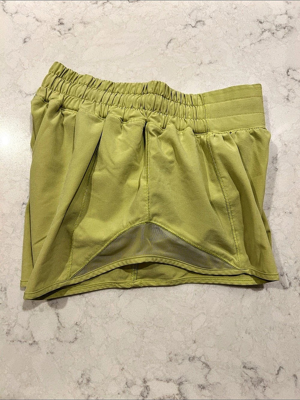 lululemon Hotty Hot shorts, yellow, Size 2